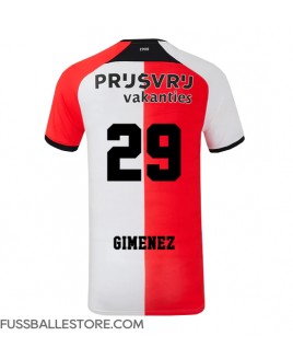 Günstige Feyenoord Santiago Gimenez #29 Heimtrikot 2024-25 Kurzarm